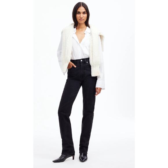 Madewell The '90s Straight Jean in Belmere Wash Size 24 - Picture 1 of 13